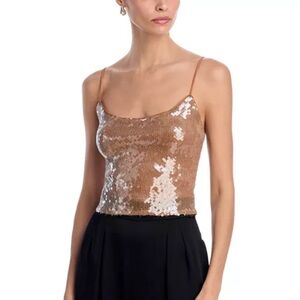 Bardot Sequin Tank Top